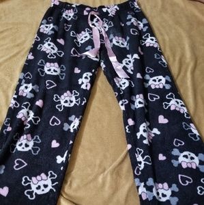 Skull pajama pants